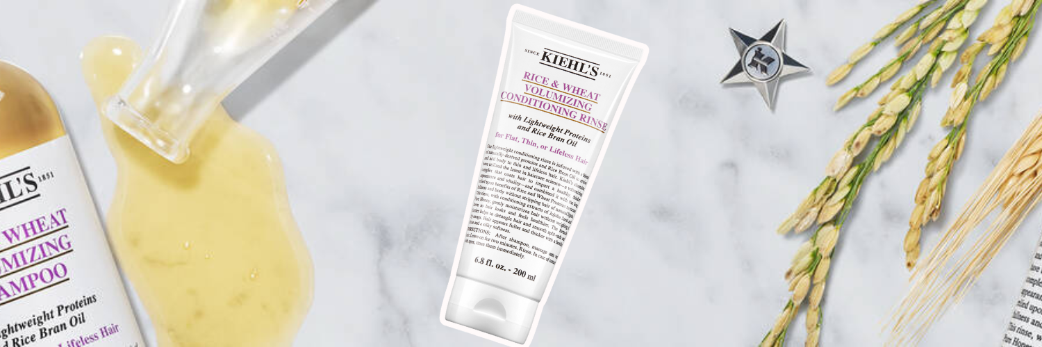Balsam de par cu Proteine din Grau si Orez Rice and Wheat Volumizing, 200 ml, Kiehl's